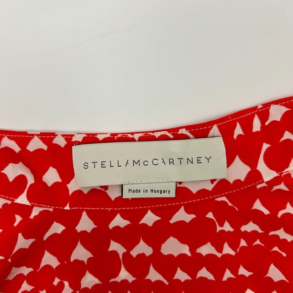 Stella McCartney Gabel Heart Print Silk - Picture 5 of 7